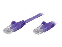 MicroConnect - Nätverkskabel - RJ-45 (hane) till RJ-45 (hane) - 2 m - UTP - CAT 5e - lila