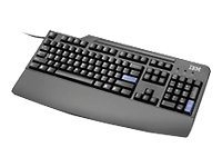 Lenovo ThinkPlus Preferred Pro - Tangentbord - USB - amerikansk - business black - för IdeaPad Miix 700-12 ThinkPad E57X ThinkStation P320 V320-15 V510 Yoga 520-14 720-15