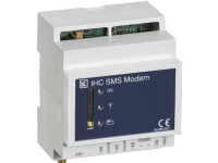 LAURITZ KNUDSEN SMS-modem IHC Control®. SMS-modemet används för att övervaka och styra IHC:s in- och utgångsmoduler med hjälp av SMS-meddelanden. DIN 2M36.