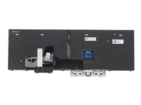 Chicony - Ersättningstangentbord för bärbar dator - med Trackpoint - bakgrundsbelyst - QWERTY - Nordisk - svart - FRU - för ThinkPad P15 Gen 1 20ST, 20SU T15g Gen 1 20UR, 20US