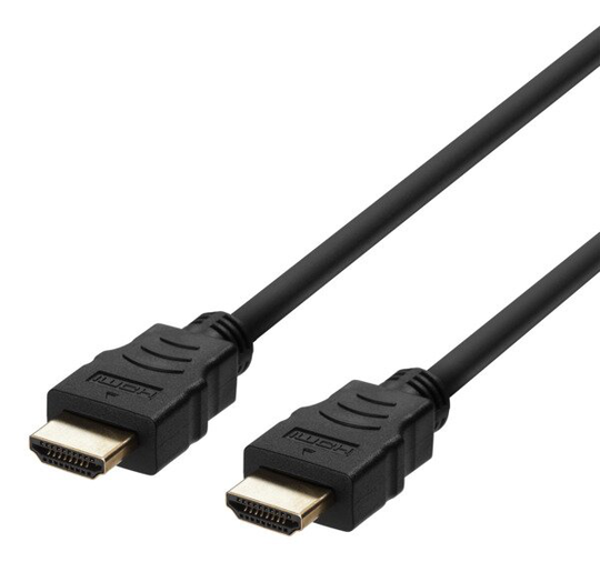 Deltaco Ultra High-Speed HDMI-kabel / 0.5m - Svart