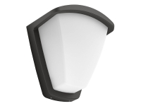 Philips myGarden Väggbelysning, Väggbelysning för utomhusbruk, Antracit, Vit, Gjuten aluminium, II, Modern, Contemporary