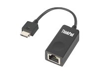 Lenovo ThinkPad Ethernet Extension Adapter Gen 2 - Nätverksadapterkabel - RJ-45 (hona) till Lenovo Ethernet förlängningssladd (hane) - 8 cm - för ThinkCentre M75t Gen 2 ThinkPad L13 Yoga Gen 2 P14s Gen 2 T14s Gen 2 X13 Gen 2