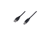 USB-kabel Digitus 2.0, sort, 1,8 m