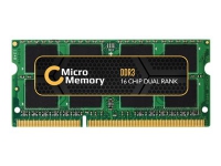 CoreParts - DDR3 - modul - 8 GB - SO DIMM 204-pin - 1600 MHz / PC3-12800 - 1.5 V - ej buffrad - icke ECC - för HP 248 G1, 255 G3, 25X G2 EliteBook 84XX, 85XX ZBook 14 G2, 15, 15 G2, 15u G2, 17, 17 G2