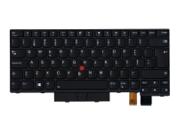 Chicony - Ersättningstangentbord för bärbar dator - med ClickPad, Trackpoint - bakgrundsbelyst - QWERTY - portugisisk - FRU, CRU - Tier 2 - för ThinkPad A475 20KL, 20KM T470 20HD, 20HE, 20JM, 20JN
