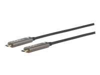 MicroConnect Premium - USB-kabel - USB-C (hane) till USB-C (hane) - USB 3.2 Gen 1 - 10 m - Active Optical Cable (AOC), 4K60Hz stöd - svart