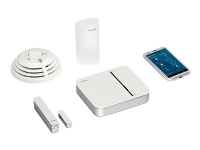 Bosch Smart Home Security Starter Pack - Hjemmealarmsystem - trådlös, kabling - 868.3 MHz, 2.4 Ghz, 869.525 MHz - Ethernet