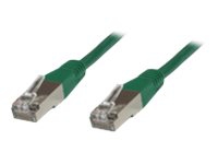 MicroConnect - Nätverkskabel - RJ-45 (hane) till RJ-45 (hane) - 5 m - SSTP (screened shielded twisted pair) - CAT 6 - grön
