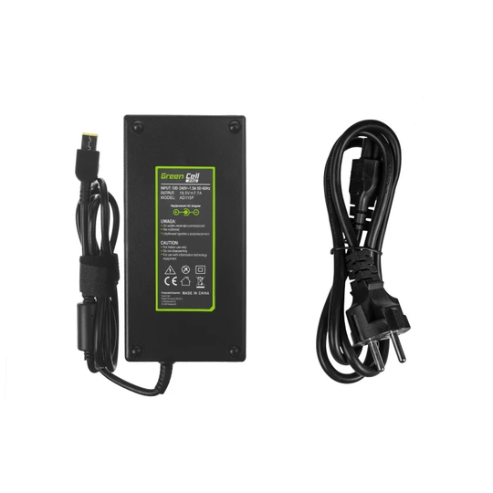 GreenCell Pro Lenovo-kompatibel 150W datorladdare rektangulär slim tip