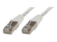 MicroConnect - Nätverkskabel - RJ-45 (hane) till RJ-45 (hane) - 30 m - F/UTP (folieöverdraget oskärmat tvinnat par) - CAT 6 - halogenfri, tvinnad - vit