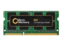 CoreParts - DDR3 - modul - 4 GB - SO DIMM 204-pin - 1066 MHz / PC3-8500 - ej buffrad - icke ECC - för Lenovo ThinkPad SL410 SL510 T400 T410 T500 T510 W500 W510 W70X X201 X201 Tablet