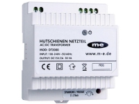 m-e modern-electronics DT 2000 Dörrintercom DIN-skena strömförsörjning Vit