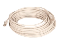 Lanview - Nätverkskabel - RJ-45 (hane) till RJ-45 (hane) - 30 m - 6 mm - UTP - CAT 6 - halogenfri, formpressad, hakfri - vit