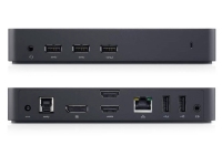 Dell D3100 - Dockningsstation - USB - 2 x HDMI, DP - GigE - för Inspiron 15, 17 77XX, 5458, 55XX, 5759 Latitude E5570 XPS 12 9250, 13 9350, 15 9550