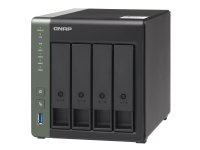 QNAP TS-431X3 - NAS-server - 4 fack - SATA 6Gb/s - RAID 0, 1, 5, 6, 10, JBOD, 5 hot spare, 6-reservsnabbyte, 10 hot spare - RAM 4 GB - Gigabit Ethernet / 2.5 Gigabit Ethernet / 10 Gigabit Ethernet - iSCSI support