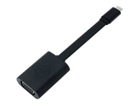 Dell USB type C-to-VGA Adapter - Bildskärmsadapter - HD-15 (VGA) (hona) till USB-C (hane) - svart - för Dell 35XX, 55XX Chromebook 3110, 3110 2-in-1 Latitude 3120, 5320, 54XX, 73XX, 74XX, 7520