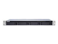 QNAP TS-431XeU - NAS-server - 4 fack - kan monteras i rack - SATA 6Gb/s - RAID 0, 1, 5, 6, 10, JBOD, 5 hot spare - RAM 8 GB - Gigabit Ethernet / 10 Gigabit Ethernet - iSCSI support - 1U