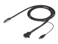 VivoLink Pro - HDMI-kabel med Ethernet - HDMI till HDMI, USB (endast ström) - 5 m - svart - USB-ström, Dolby DTS-HD Master Audio-support, 4K60 Hz (4096 x 2160) stöd