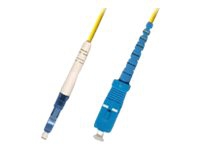 MicroConnect - Nätverkskabel - SC/UPC enkelläge (hane) till LC/UPC enkelläge (hane) - 3 m - fiberoptisk - 9 / 125 mikrometer - OS1/OS2 - halogenfri - gul