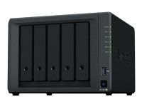Synology Disk Station DS1520+ - NAS-server - 5 fack - SATA 6Gb/s - RAID 0, 1, 5, 6, 10, JBOD - RAM 8 GB - Gigabit Ethernet - iSCSI support