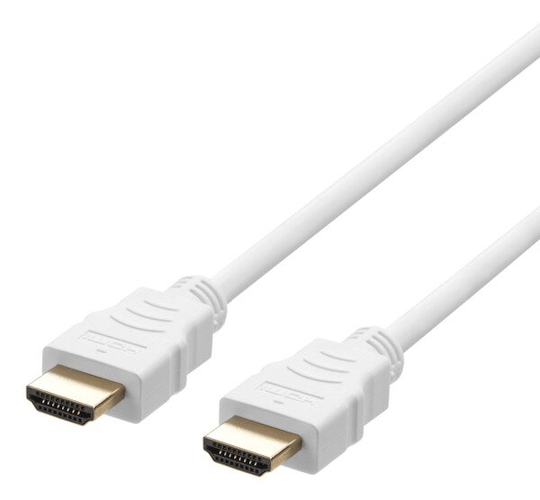 Deltaco Ultra High-Speed HDMI-kabel / 2m - Vit