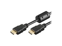 MicroConnect High Speed HDMI with Ethernet - HDMI-kabel med Ethernet - HDMI hane till HDMI hane - 3 m