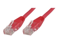 MicroConnect - Nätverkskabel - RJ-45 (hane) till RJ-45 (hane) - 3 m - UTP - CAT 6 - halogenfri - röd