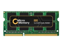 CoreParts - DDR3 - modul - 8 GB - SO DIMM 204-pin - 1600 MHz / PC3-12800 - 1.35 V - ej buffrad - icke ECC - för HP EliteBook 2170p, 8470p Notebook, 8570w Mobile Workstation