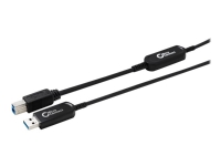 MicroConnect Premium - USB-kabel - USB typ A (hane) till USB Type B (hane) - USB 3.0 - 30 m - Active Optical Cable (AOC) - svart