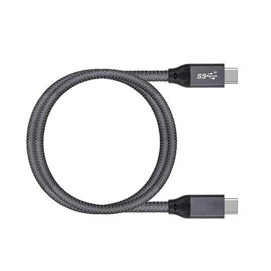Kabel med Dubbla USB-C 3.2-kontakter