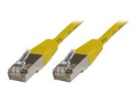 MicroConnect - Nätverkskabel - RJ-45 (hane) till RJ-45 (hane) - 50 cm - FTP - CAT 6 - gul
