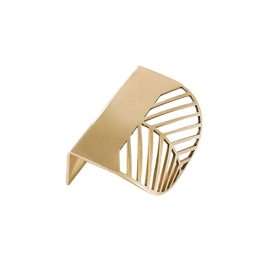 Bladformat Handtag - Guld
