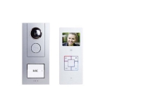 m-e modern-electronics Vistus VD ALU 6310 S Videodörrintercom Bredband Komplett set 1-familjshus Silver