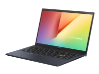 ASUS VivoBook 15 X513EA-EJ1554W - Intel Core i3 1115G4 / 3 GHz - Win 11 Home in S mode - UHD Graphics - 4 GB RAM - 256 GB SSD NVMe - 15.6 1920 x 1080 (Full HD) - Wi-Fi 6 - svart (botten), svart (topp), skräddarsydd svart (LCD-omslag)