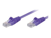 MicroConnect - Nätverkskabel - RJ-45 (hane) till RJ-45 (hane) - 50 cm - UTP - CAT 5e - lila