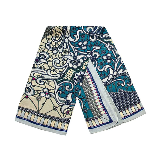 Scarf med paisleymönster - Blå, Nr. 9