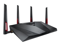 ASUS RT-AC88U - Trådlös router - Switch med 8 portar - GigE - 802.11a/b/g/n/ac - Dual Band