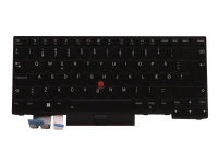 Lite-On - Ersättningstangentbord för bärbar dator - med Trackpoint, UltraNav - bakgrundsbelyst - QWERTY - dansk - svart - FRU - för ThinkPad P14s Gen 1 P14s Gen 2 T14 Gen 1 T14 Gen 2