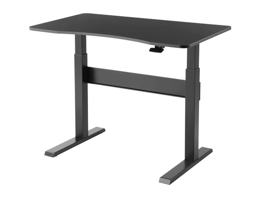 iiglo Ergo Höj-/sänkbart skrivbord 145x73cm curved edge - Svart