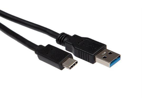 iiglo USB-A 3.0 till USB C kabel ha-ha / 3m - Svart