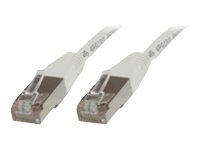 MicroConnect - Nätverkskabel - RJ-45 (hane) till RJ-45 (hane) - 5 m - SSTP (screened shielded twisted pair) - CAT 6 - halogenfri - vit