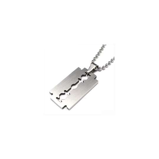 Halsband - Razor Blade | Rakblad - Silver Edition | Unisex