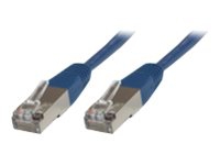MicroConnect - Nätverkskabel - RJ-45 (hane) till RJ-45 (hane) - 5 m - skärmad tvinnad parkabel (SSTP) - CAT 6 - blå