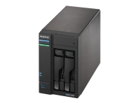 ASUSTOR Lockerstor 2 AS6602T - NAS-server - 2 fack - SATA 6Gb/s - RAID 0, 1, JBOD - RAM 4 GB - 2.5 Gigabit Ethernet - iSCSI support