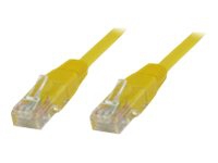 MicroConnect - Nätverkskabel - RJ-45 (hane) till RJ-45 (hane) - 50 cm - UTP - CAT 5e - gul