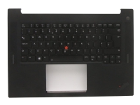 Chicony - Ersättningstangentbord för bärbar dator - med Trackpoint - bakgrundsbelyst - QWERTY - brittisk - FRU - med övre skydd - för ThinkPad P1 Gen 4 P1 Gen 5 X1 Extreme Gen 4 X1 Extreme Gen 5