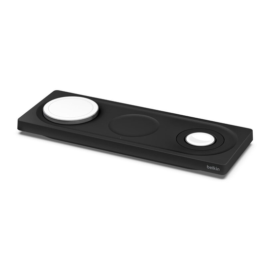 Belkin Magsafe 3-in1 Wireless Charging Pad - Svart