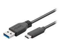 MicroConnect - USB-kabel - USB typ A (hane) till USB-C (hane) - USB 3.1 - 50 cm - formpressad - svart