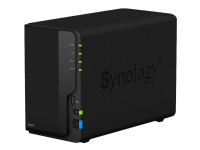 Synology Disk Station DS218 - NAS-server - 2 fack - SATA 6Gb/s - RAID 0, 1, JBOD - RAM 2 GB - Gigabit Ethernet - iSCSI support